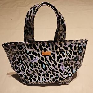 Consuela Grab-n-Go Mini Tote In Purple Leopard
